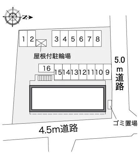 ★手数料０円★福岡市早良区小田部３丁目　月極駐車場（LP）